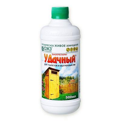 Удачный биопрепарат ддя туалетов и выгребных ям